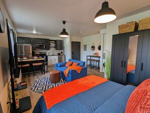 1 makuuhuone, silitysrauta/-lauta, ilmainen Wi-Fi, vuodevaatteet