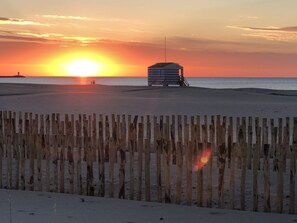 Beach nearby, sun-loungers