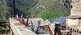 Charme et fraicheur au gîte bellevue et sa magnifique vue sur la montagne.