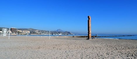 Vlak bij het strand
