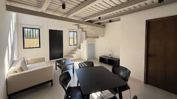 Classic Loft, 2 Double Beds | Living area