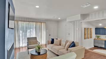 TV connectée, cheminée