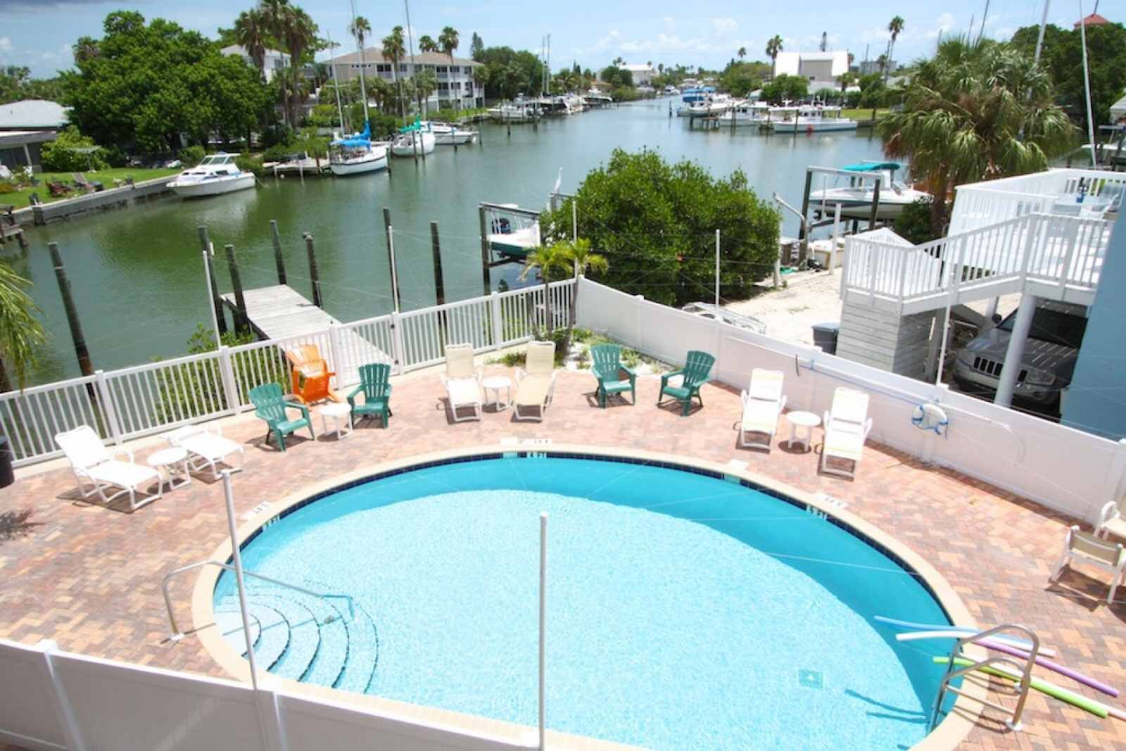 Una piscina climatizada