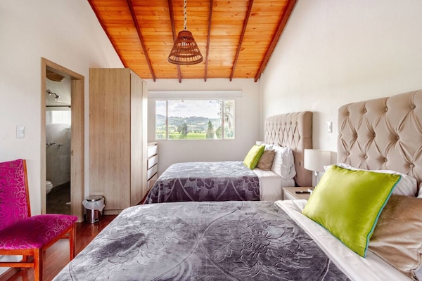 Family Double Room, 1 Bedroom, Ensuite, Mountain View | Egyptian cotton sheets, premium bedding, down comforters