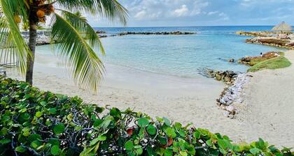 Welcome to our Curacao Condo with Patio & Steps to the Pool Deck & Private Beach