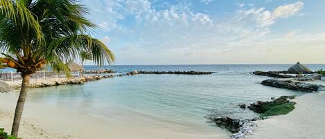 Sun loungers, beach towels