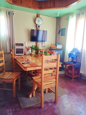 In-room dining - FUSIONED AESTHETIC-RUSTIC RMS AT BOONE'S (Sagada)