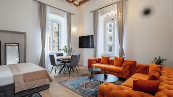 Apartment, City View | Living area