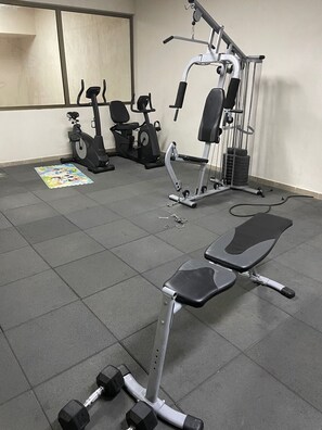 Chalet, 2 Bedrooms, Accessible, Smoking | Fitness studio - Chalet-apartment in Tilal Fanar Resort, Generator is Included, (Ain Saadeh)