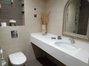 Chalet, 2 Bedrooms, Accessible, Smoking | Bathroom amenities - Chalet-apartment in Tilal Fanar Resort, Generator is Included, (Ain Saadeh)