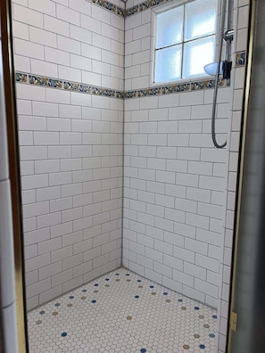 Douche, shampoing