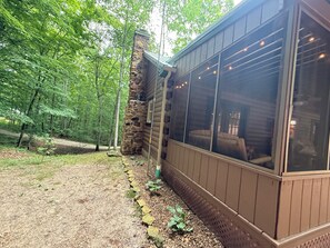 Exterior - "Hidden Oaks" Log Cabin at Patoka Lake-French Lick - Southern Indiana Escape! (Birdseye)
