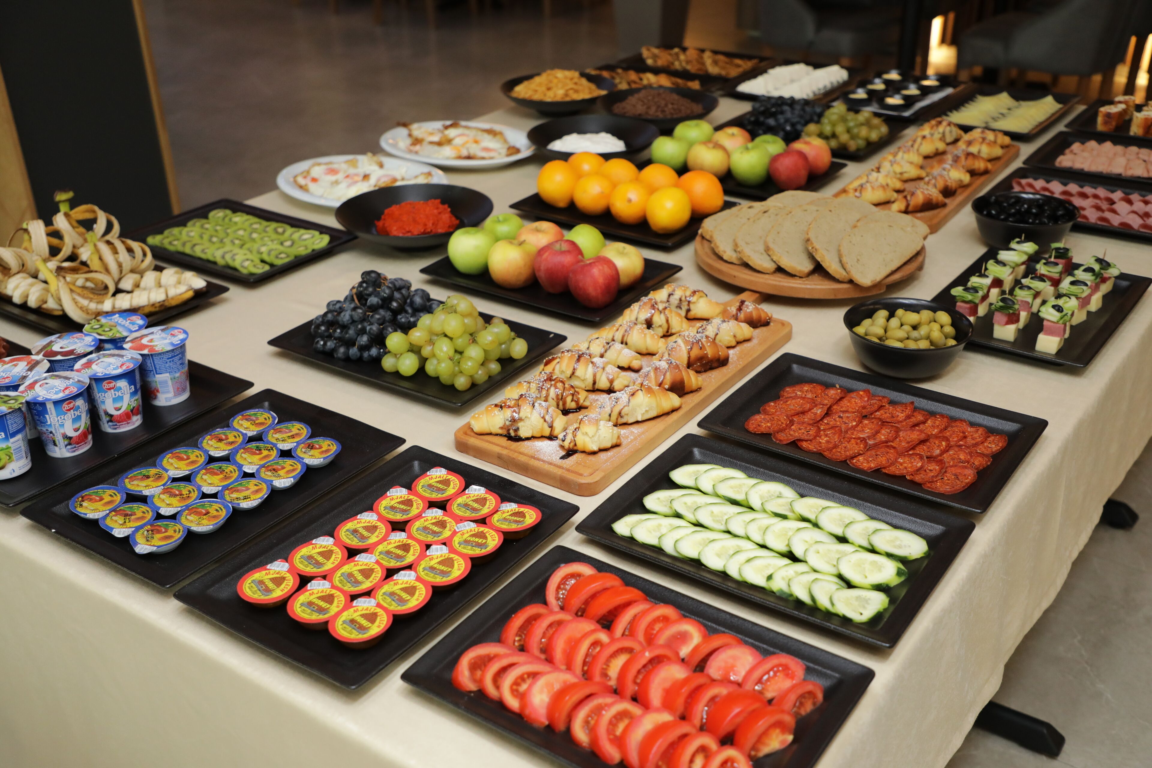 Petit déjeuner continental compris tous les jours
