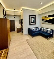 Habitación clásica doble | Zona de estar