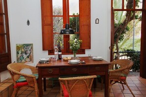 Dining - Casa Rural Buganvilla Hermigua, sea view, near sea swimming pool (Hermigua)