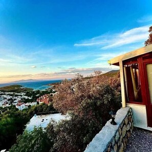 Panoramic Studio, Multiple Beds, Sea View, Mountainside | Terrace/patio - Sole Foca ( Ages 12+ ) (Foça)