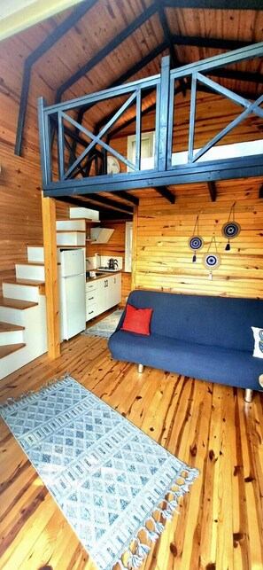 Deluxe Chalet, 1 Queen Bed with Sofa bed, Mountain View, Mountainside | Individually decorated, individually furnished, desk, free WiFi - Sole Foca ( Ages 12+ ) (Foça)
