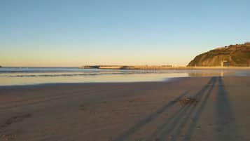 Vlak bij het strand