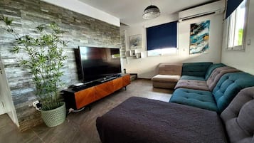 Una Smart TV, videojuegos, un reproductor de DVD, libros