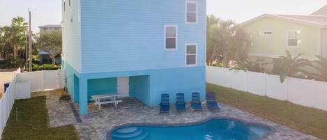 Una piscina climatizada