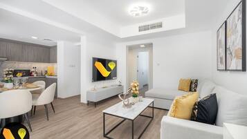 Villa Luxe | Coin séjour | Télévision à écran plat