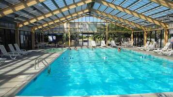 Indoor pool, a heated pool