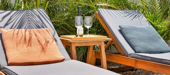 Villa Kiwi Private Magnesium Pool, Grill, Dive Rinse Tank, Garden, 3min To Beach