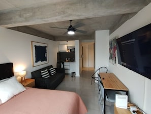 Appartement | 1 chambre, espace de travail pour ordinateur portable, Wi-Fi gratuit