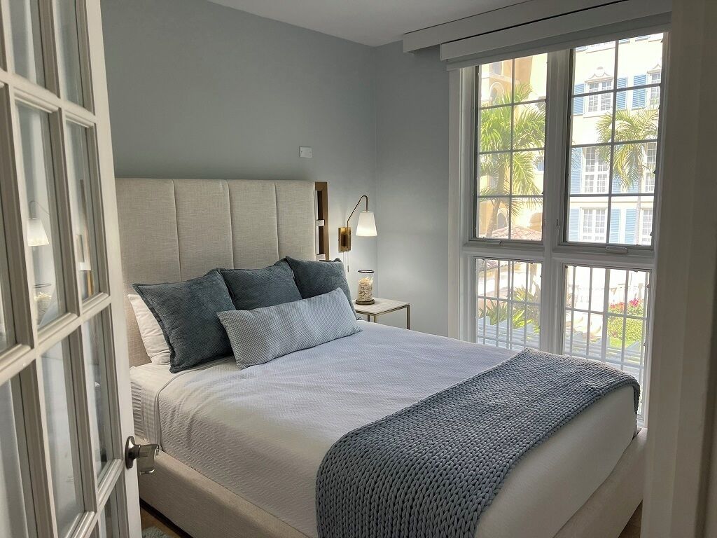 2 bedrooms, in-room safe, iron/ironing board, WiFi
