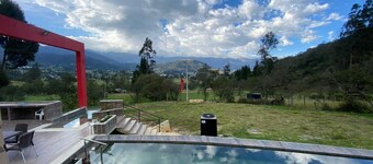 Chalet Cerinza , naturaleza,  jakuzzi , piscina, bbq y próximamente sauna