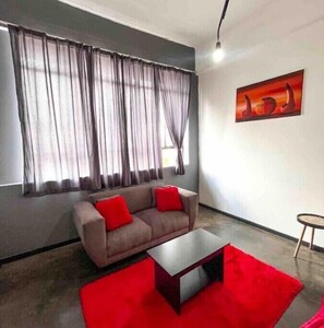 Living area - Contemporary studio in the heart of Maboneng
 (Johannesburg)