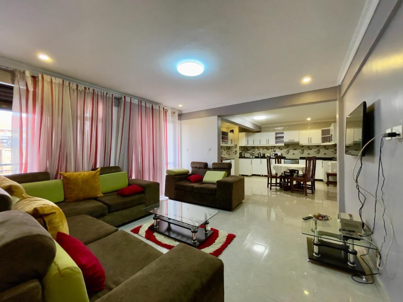 Leilighet, 2 soverom, røyk, balkong | Oppholdsområde