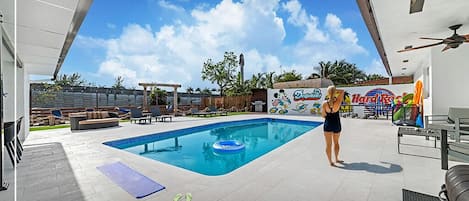 Piscine chauffée