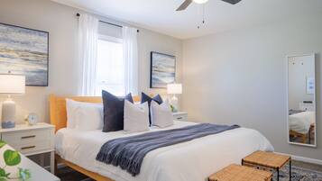 3 bedrooms, iron/ironing board, travel crib, free WiFi