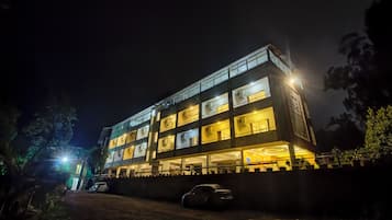 Front of property – evening/night