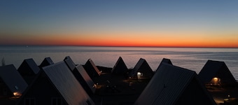 Chalet with private beach access & heated pool!