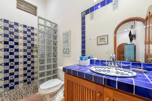 Towels, soap, toilet paper