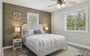 2 bedrooms, desk, iron/ironing board, free WiFi