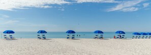 On the beach