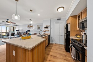 Fridge, microwave, oven, stovetop - Beach Front w/ Beautiful Sunsets! Walk to Pools! Amenity Cards! Dog Friendly! (Seabrook Island)