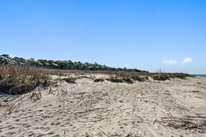On the beach - Beach Front w/ Beautiful Sunsets! Walk to Pools! Amenity Access included! Dog Friendly! (Seabrook Island)