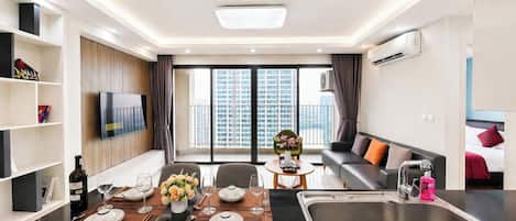 商務公寓, 城市景 | 埃及棉床單、高級寢具、羽絨被、Select Comfort 床墊