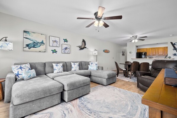 TV, table football, ping pong, books