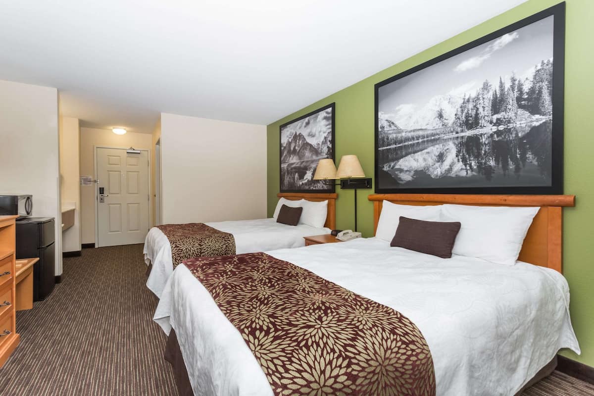 Blackout curtains, iron/ironing board, free WiFi, bed sheets