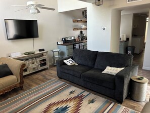 TV, fireplace, ping pong, stereo - 3bed 2 bath rooftop patio, outdoor shower and pizza oven at Oak shores  (Bradley)