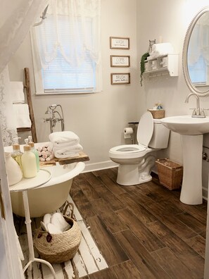 Hiustenkuivaaja, pyyhkeet, saippua, sampoo