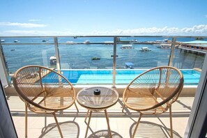 Camera Deluxe, vista oceano | Terrazza/patio