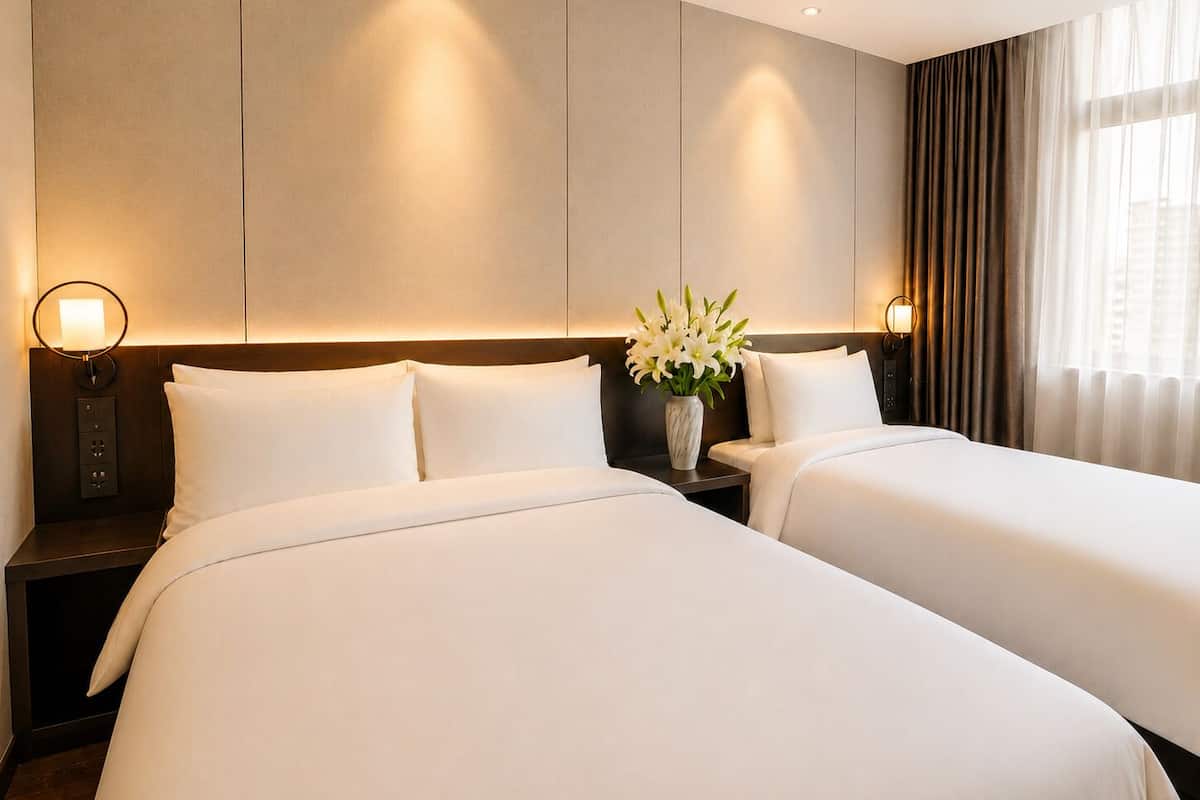 Family Room | Down duvets, free minibar, desk, soundproofing