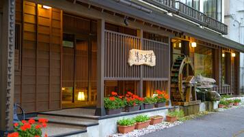 Majoituspaikan julkisivu