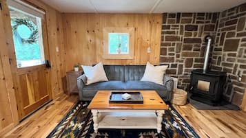 Smart TV y chimenea